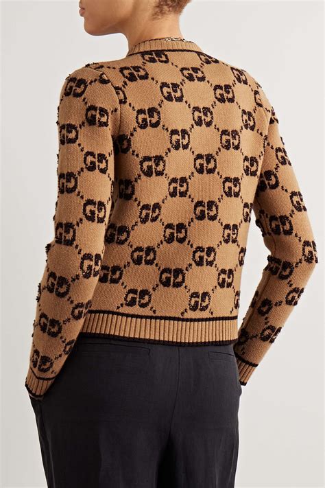 light wool sweater gucci|Gucci jacquard wool boucle.